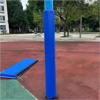Vollständig umwickelte Schaumstoff-Polsterung, 1,8 m hohe Basketballstangen, Ersatzpolster für runde Stange für Parkplatz, Spielplatz, Fitnessstudio