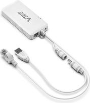 VONETS 2,4 GHz WLAN maršrutizatorius/WiFi tiltas Ethernet belaidžio ryšio kartotuvas/WLAN Hotspot plėstuvas/Signalo dangtis, 2 RJ45 prievadai tinklo spausdintuvams, IP kameroms, pramoniniams PLC, daiktų interneto tinklo įrenginiams VAP11G-500S