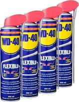 WD-40 Daugiafunkcinis produktas lankstus 4 x 400 ml, skardinė su lanksčiu purškimo vamzdeliu, tepalas, prasiskverbianti alyva