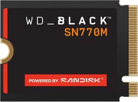 WD_BLACK SN770M 2TB M.2 2230 NVMe SSD (skirtas nešiojamiesiems žaidimų pultams, nešiojamiesiems kompiuteriams, PCIe Gen 4.0, iki 5150MB/s, TLC 3D NAND, skirtas "Asus ROG Ally", "Steam Deck", "Microsoft Surface") - Powered by SANDISK