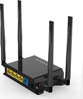 WE826-Q-EC200AEU 4G LTE maršrutizatorius su aparatine stebėjimo sistema, nuimamomis antenomis USB TF atminties SIM kortelės lizdas, 5 prievadai, skirtas kelionėms automobiliu namo