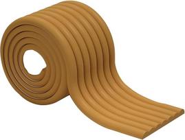 Weicher Schaumstoffschutz Aus Gummi, Robust, 2 M, 5 M, 10 M, 20 M, W-Form, Schreibtischkantenpolster, for Parkgaragen, Werkstätten Und Lagerhallen(Wood-Tone,10M)