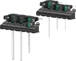 Wera 05023450001 454/7 HF rinkinys 1 kryžminės rankenos atsuktuvų rinkinys Hex-Plus su laikymo funkcija 7 dalių
