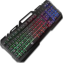 White Shark GK-1923 Gladiator-2 laidinė žaidimų klaviatūra UK Layout LED RGB apšviesta metalinio rėmo klaviatūra su telefono laikikliu atspari smūgiams PC PS4 Xbox