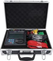 Widerstandstester LCD, 0-30 kΩ Erdung mit Display -Izoliermesser Ohmmetern 0-9000 KΩm Digitaler Bodenwiderstandsmesser Kit 030kΩ Erdmmeterspeicher Fall