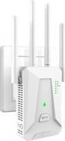 WLAN stiprintuvas, 300Mbit/s WLAN kartotuvas, WiFi stiprintuvas su kartotuvo/maršrutizatoriaus/prieigos taško modusu, suderinamas su visais WLAN maršrutizatoriais, iki 5000 kv. pėdų ploto ir 50 įrenginių (Weiß)