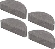 Woodruff Schlüssel-Set aus 4 Metallteilen 112139150/0 für Mountfield Rasenmäher Modelle SP53H, S422HP und SP425 für präzise Passform und effiziente Drehmomentübertragung im Hofgarten
