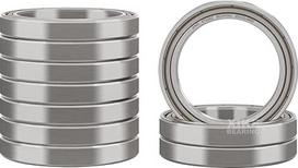 XiKe 10 x 6705ZZ 25 x 32 x 4 mm rutuliniai guoliai, guoliavietės plienas ir metalinis dvigubas sandariklis (2Z), iš anksto sutepti.