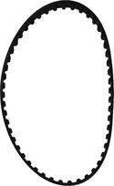 XL serijos guminiai sinchronizatoriai, 10 mm Breite, 0,08 mm Teilung, Trapezzahn-Synchronriemen für industrielle Automatisierung, Kraftübertragung (140XL)