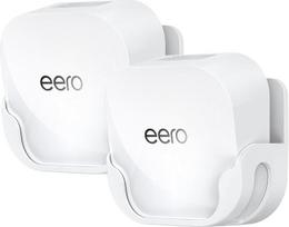 XLTTYWL "eero 7" sieninių laikiklių rinkinys, "eero 7" laikiklis, optimizuoja erdvę ir kabelių valdymo priedai, "eero WiFi 7", suderinamas su "eero 7" ilgintuvu, dviejų juostų "Mesh Wi-Fi 7" maršrutizatoriumi (baltas, 2 pakuotės)
