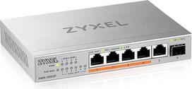XMG-105 5 prievadai 2,5G + 1 SFP+, 4 prievadai 70 W PoE++ Stalinis daugiagigis nevaldomas komutatorius