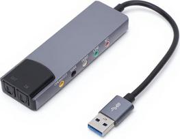 XUMIUZIY 5.1 7.1 kanalo triukšmo mažinimo kortelės adapteris, išorinės garso kortelės maišymo palaikymas, optinis įvesties išvesties USB, skirtas 98 ME 2000 7 8, suderinamas su "Vista", "OS X 9.1