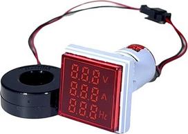 Y42A-LED skaitmeninis voltmetras Ampermetras matuoklis AC6-500V signalo Lichter Spannung Strom Frequenz Meter Anzeige Tester