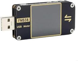 Y3NB FNB38 Skaitmeninis voltmetras Ampermetras Strom ir matuoklis USB testeris QC4 + PD 3,0 2,0 PPS Schnelle Lade Kapazität
