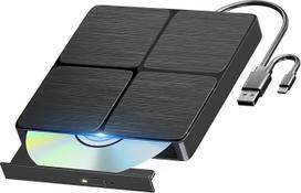 Yaeonku išorinis Blu Ray CD DVD diskas, USB 3.0 Type-C 3D Bluray CD DVD BD įrašymo įrenginys Plonas Bluray DVD diskas, skirtas "MacBook" nešiojamajam kompiuteriui, suderinamas su "Mac OS Windows XP/7/8/10/11