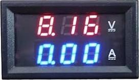 YB27VA DC 3,5-30V LED skaitmeninis voltmetras Ampermetras 10A Amp Volt Panel Spannung Strom Meter 3 draht 999mA 5A 20A 50A 100A 200A 1000A (juoda (raudona-mėlyna), 20A (tiesioginis bandymas))