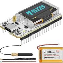 YELUFT ESP32 LoRa V3 kūrimo plokštė su 2000 mAh baterija ir 868 MHz LoRa antena, integruota WiFi Bluetooth SX1262, skirta "Meshtastic IoT Arduino Intelligent Scene