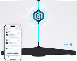 Žaidimų WLAN maršrutizatorius - "WiFi 6", dviejų dažnių 5GHz 2,4GHz, 2402Mbps - kaip žaidimų spartintuvas su 6 mėnesių "GearUP VIP Boost" - skirtas PS5 "Steam Deck" kompiuteriui