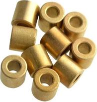 Žalvarinės įvorės 7 vnt. 16 mm x 22 mm x 15 mm - 30 mm Miltelinės metalurgijos alyvos guoliai Varinė įvorė Žalvario rinkiniai