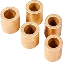 Žalvario įvorė, 10 vnt., 4 x 8 x 6 mm, FU-1 miltelinės metalurgijos alyvos įvorė, akytas guolis, sukepinta vario įvorė