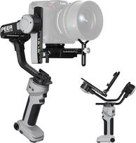 ZHIYUN Cinepeer Crane 4E Gimbalas DSLR ir veidrodiniams fotoaparatams, 3 ašių stabilizatorius Gimbalas, lengvas, fotoaparato stabilizatorius Nikon/Canon/Sony/Panasonic/Fujifilm, šviesiai pilkas