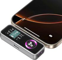 ZIKE Z791C Magnetinis nešiojamasis SSD 2 TB, išorinis SSD, integruotas ventiliatorius, 4K 120 kadrų per sekundę "ProRes" vaizdo įrašymas, USB 3.2 Gen2 iki 990MB/s, palaiko PD3.0 prievadą, 27 W įkrovimas, suderinamas su "iPhone 17/16/15