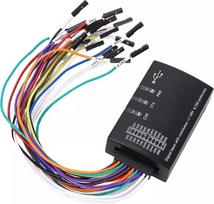 ZMdooreasy Skaitmeninis loginis analizatorius 16 kanalų 100M mėginių dažnis USB sąsajos protokolo analizės įrankis su SPI UART CAN JTAG palaikymu