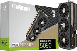 ZOTAC GAMING GeForce RTX 5090 SOLID OC vaizdo plokštės 32GB GDDR7 PCIe 5.0 x16 3 x DisplayPort HDMI