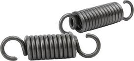 Zugfedern, Doppelhaken-Zugfeder, Federstahl, Drahtdurchmesser 3 mm, Außendurchmesser 35 mm, freie Länge 200-500 mm, 2 Stück(3 x 35 x 240 mm)