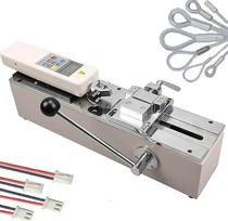 Zugprüfmaschine mit Zugkraftmessung - Digitalanzeige, Verstellbarer Klemme, 150 mm Hub für Labore, Schulen und wissenschaftliche Forschung