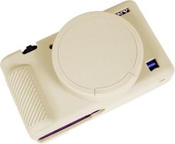 ZV1 fotoaparato dėklas, "Sony ZV-1" skaitmeninio fotoaparato dėklas su lengvu gaubtu, minkštas silikoninis apsauginis fotoaparato korpuso korpuso dėklas, skirtas "Sony ZV 1 Vlogging" fotoaparatui, šviesiai rožinis