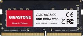 [DDR4 RAM] "Gigastone" nešiojamųjų kompiuterių operatyvioji atmintis 8GB DDR4 RAM 8GB DDR4-3200MHz PC4-25600 CL22 1.2V SODIMM 260 Pin / Pin Unbuffered Non-ECC Kompiuterių atmintis RAM (tik nešiojamiesiems kompiuteriams / nešiojamiesiems kompiuteriams)