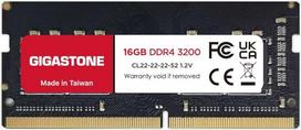 [DDR4 RAM] "Gigastone" nešiojamųjų kompiuterių RAM 16GB DDR4 RAM 16GB DDR4-3200MHz PC4-25600 CL22 1.2V SODIMM 260 Pin / Pin Unbuffered Non-ECC Kompiuterių atmintis RAM (tik nešiojamiesiems kompiuteriams / nešiojamiesiems kompiuteriams)