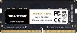 【DDR4 RAM tik nešiojamiesiems kompiuteriams】GIGASTONE 8GB DDR4 2666MHz (2400MHz arba 2133MHz) PC4-21300(PC4-19200/17000) CL19 1.2V SODIMM 260Pin Non-ECC Unbuffered Nešiojamųjų kompiuterių atminties atnaujinimas