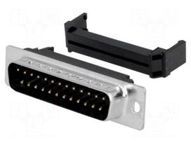 D-Sub | PIN: 25 | plug | male | for ribbon cable | IDC | Contacts: brass