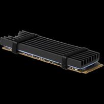 AXAGON CLR-M2L6 passive - M.2 SSD, 80mm SSD, ALU body, silicone thermal pads, height 6mm