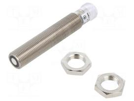 Sensor: ultrasonic | straight | Range: 10÷200mm | PNP / NO | brass