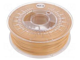 Filament: PET-G | Ø: 1.75mm | beige | 220÷250°C | 1kg
