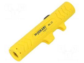 Stripping tool | Øcable: 8÷13mm | Wire: round | Tool length: 124mm