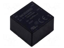 Converter: AC/DC | 5W | Uin: 85÷264VAC,120÷370VDC | Uout: 5VDC | 76%