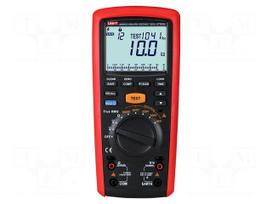 Meter: insulation resistance | LCD | (6000) | R range: 1Ω÷10MΩ