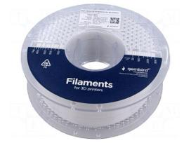 Filament: PET-G | 1.75mm | white | 220÷260°C | 1kg | High Speed