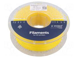 Filament: PLA | 1.75mm | yellow | 210÷240°C | 1kg | High Speed