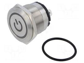 Switch: vandal resistant | Pos: 2 | SPST | 20A/250VAC | IP67 | OFF-ON