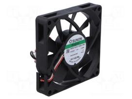 Fan: DC | axial | 24VDC | 80x80x15mm | 29.9dBA | Vapo | Out: R type