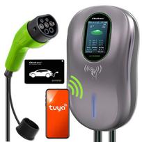 Qoltec EV Charging Station Type2 | 22kW | Wi-fi| LCD | RFID | 3 phases | Wallbox | 5m