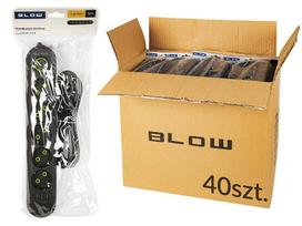 Įrankiai ir matavimo prietaisai // Įrankių, priedų naujienos // 98-528# Przedłużacz sieciowy ps-550 5-gniazd 3xusb 5m czarny 3x1mm opakowanie