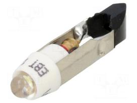 LED lamp | T5,5K | white | 12VDC | 12VAC | plastic | 3mm | -20÷60°C
