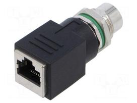 Connector: RJ45 | socket | PIN: 8 | EPIC® | straight | screw | Gland: M12