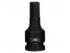 Socket: hex key-bit | impact | HEX 10mm | 1/2" | bit socket